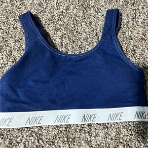 Nike Navy Sports Bra size medium